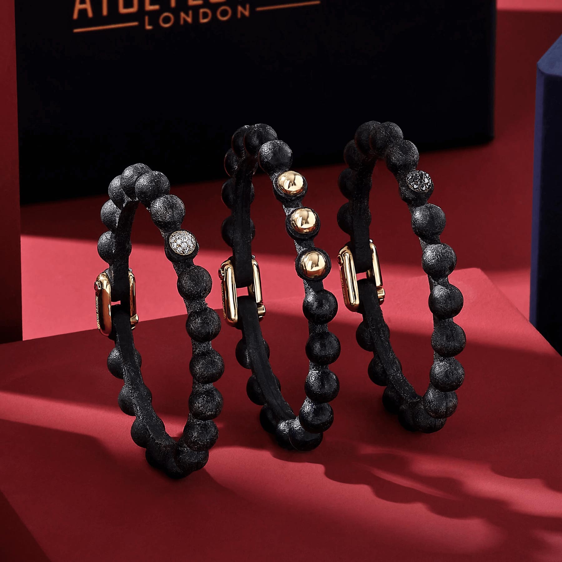 Deri Küre Bileklik Altın