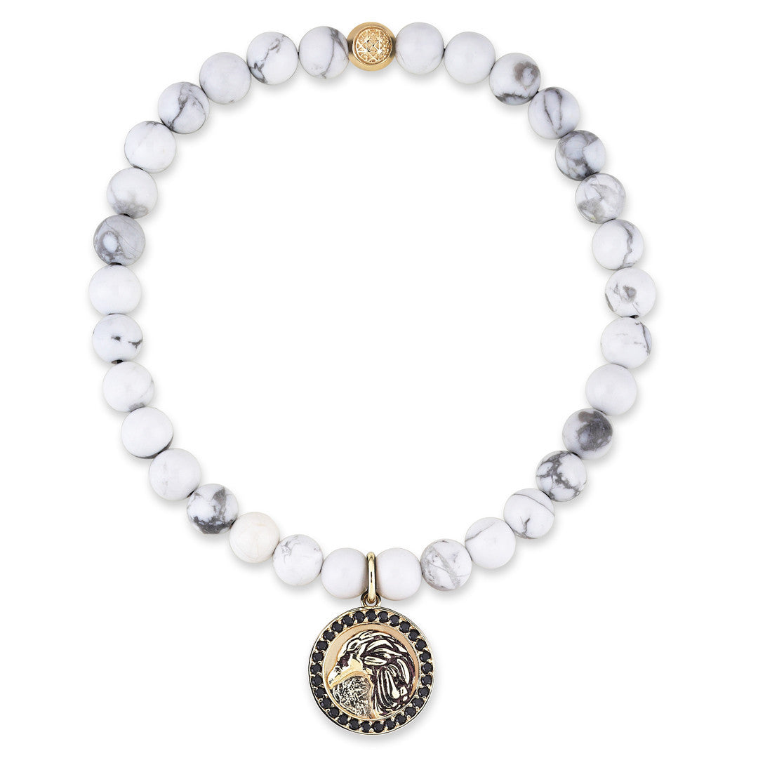 Kartal Doğal Taş Bileklik - Altın - Beaded Charm Bracelets - Atolyestone Türkiye