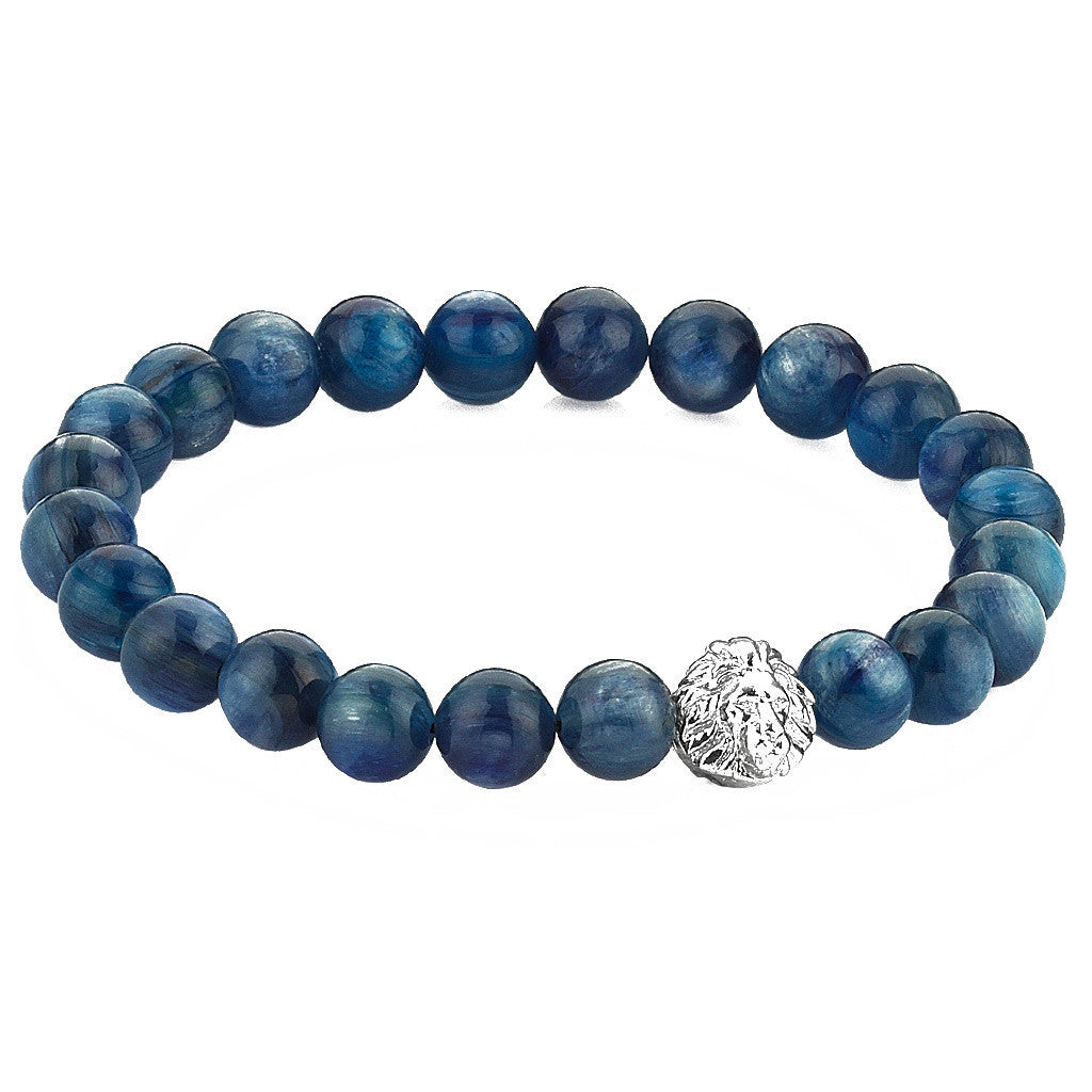 Aslan BİLEKLİK - Kyanİt - Leo Beaded Bracelet - Atolyestone Türkiye