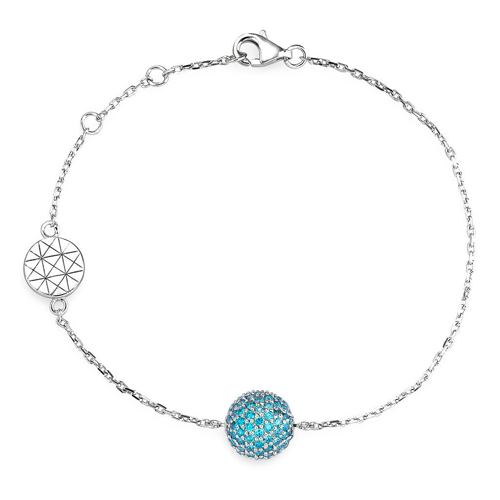 Taşlı Zincir Bileklik - Charm Bracelet - Atolyestone Türkiye