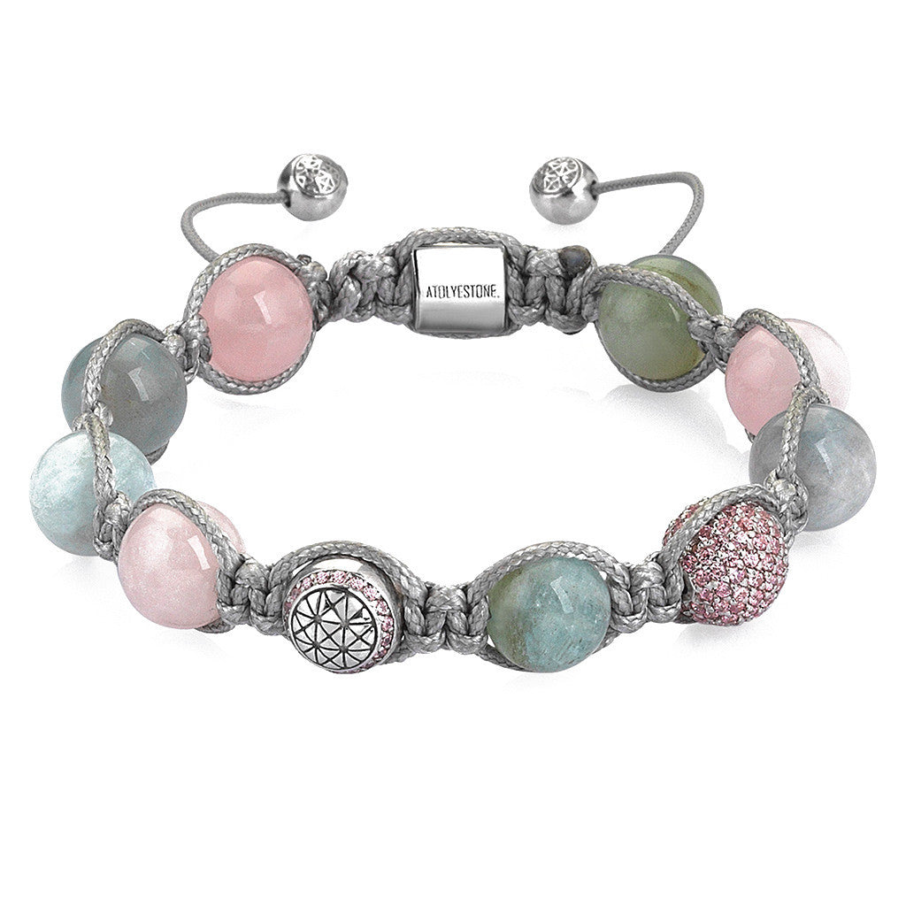Beryl Makrome Bileklik - Macrame Bracelet - Atolyestone Türkiye