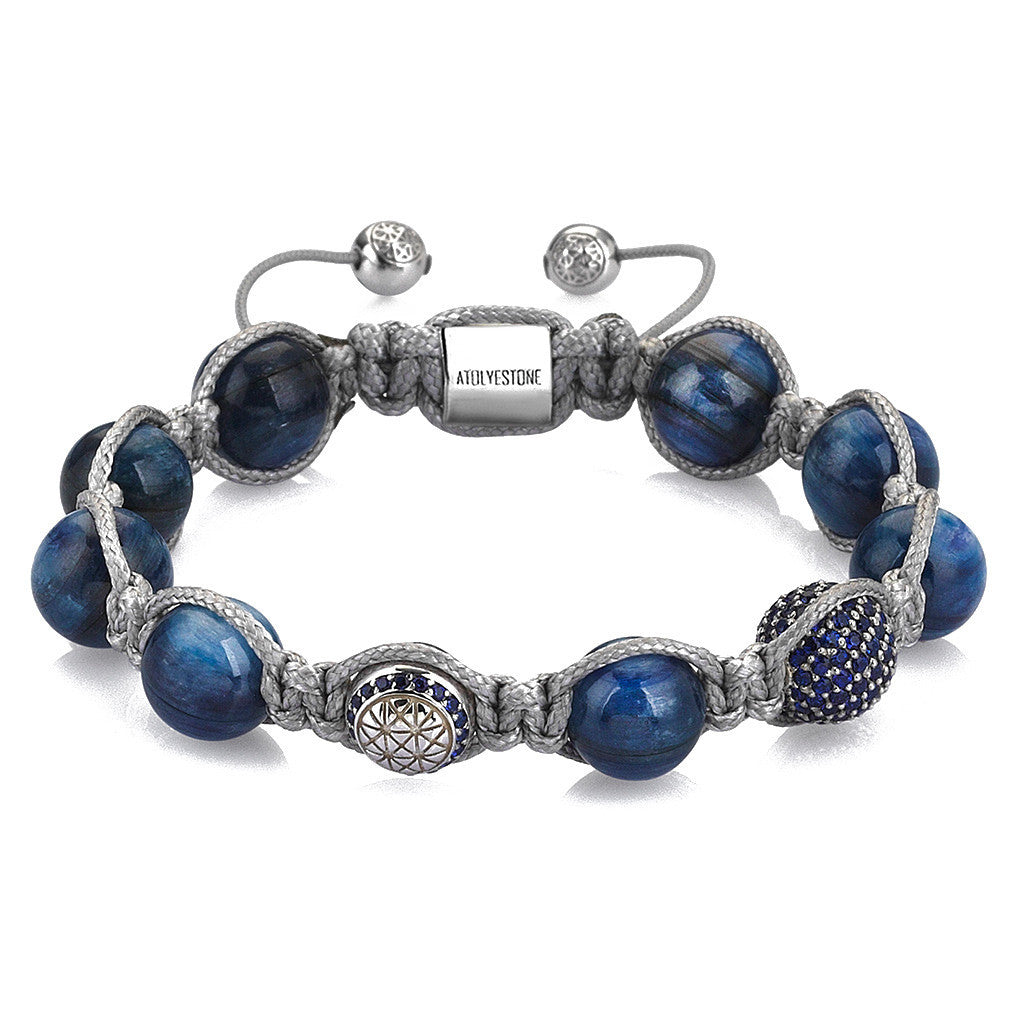 Kyanit Makrome Bileklik - Macrame Bracelet - Atolyestone Türkiye