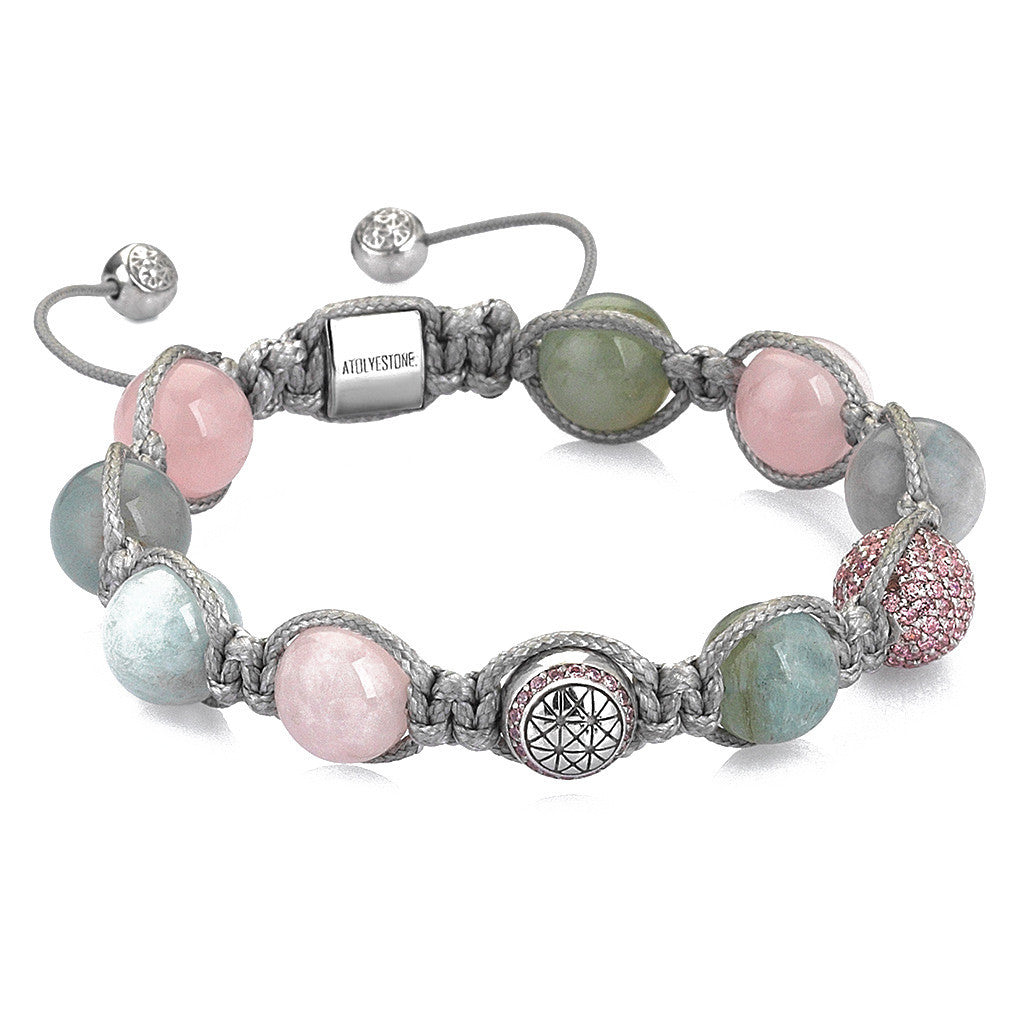 Beryl Makrome Bileklik - Macrame Bracelet - Atolyestone Türkiye