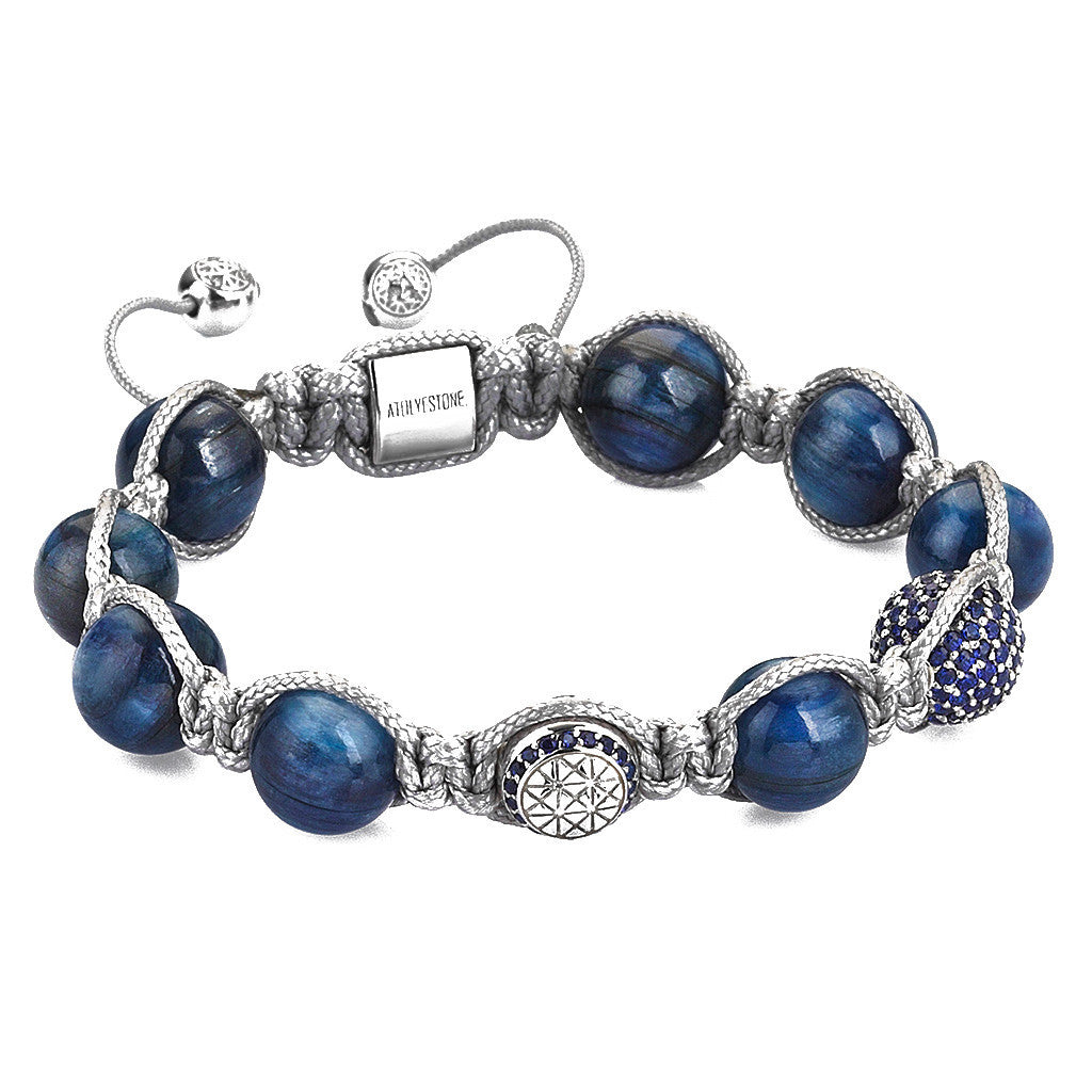Kyanit Makrome Bileklik - Macrame Bracelet - Atolyestone Türkiye