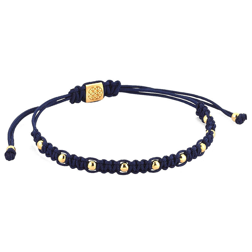 Gümüş Toplu Makrome BİLEKLİK - Macrame Bracelet - Atolyestone Türkiye