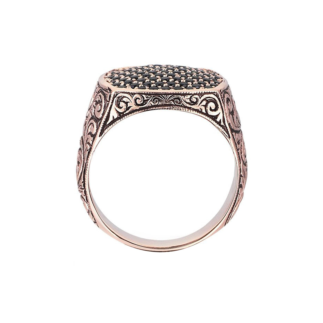 Klasik Taşlı Yüzük - Altın