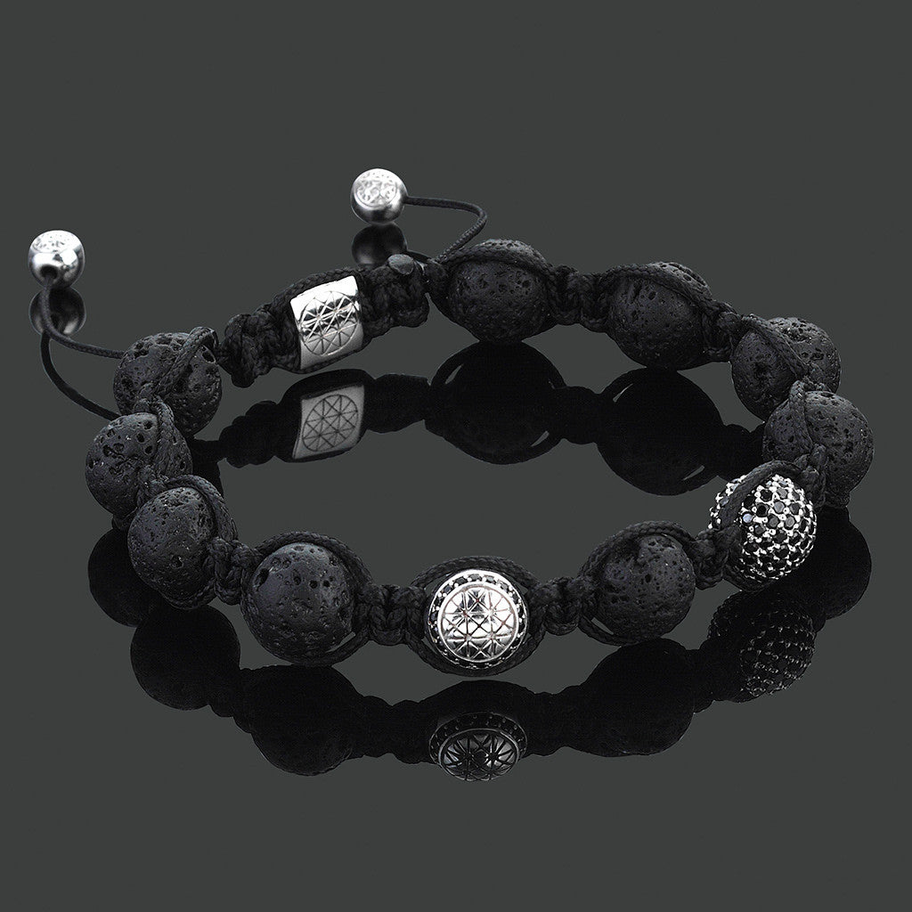 Lav Taşı Makrome Bileklik - Macrame Bracelet - Atolyestone Türkiye