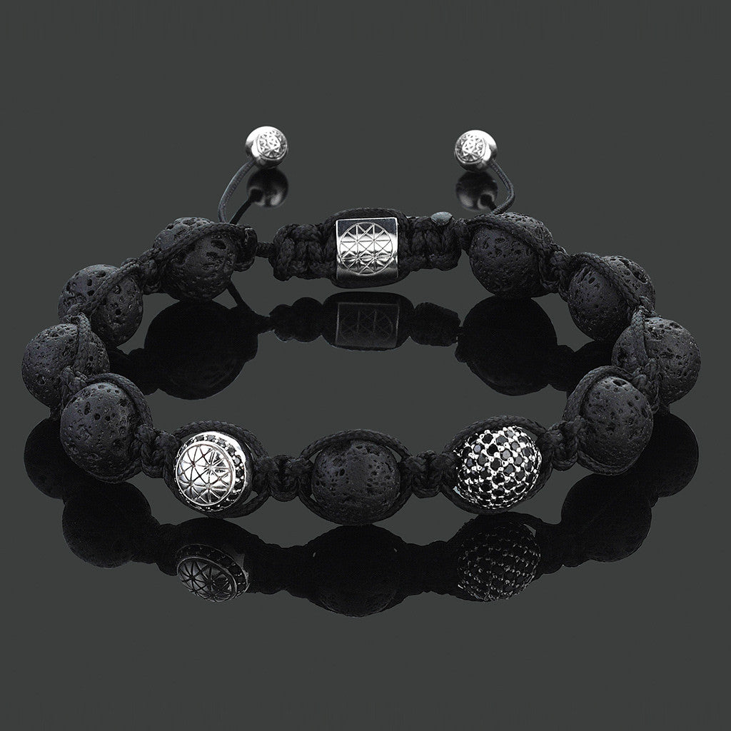 Lav Taşı Makrome Bileklik - Macrame Bracelet - Atolyestone Türkiye
