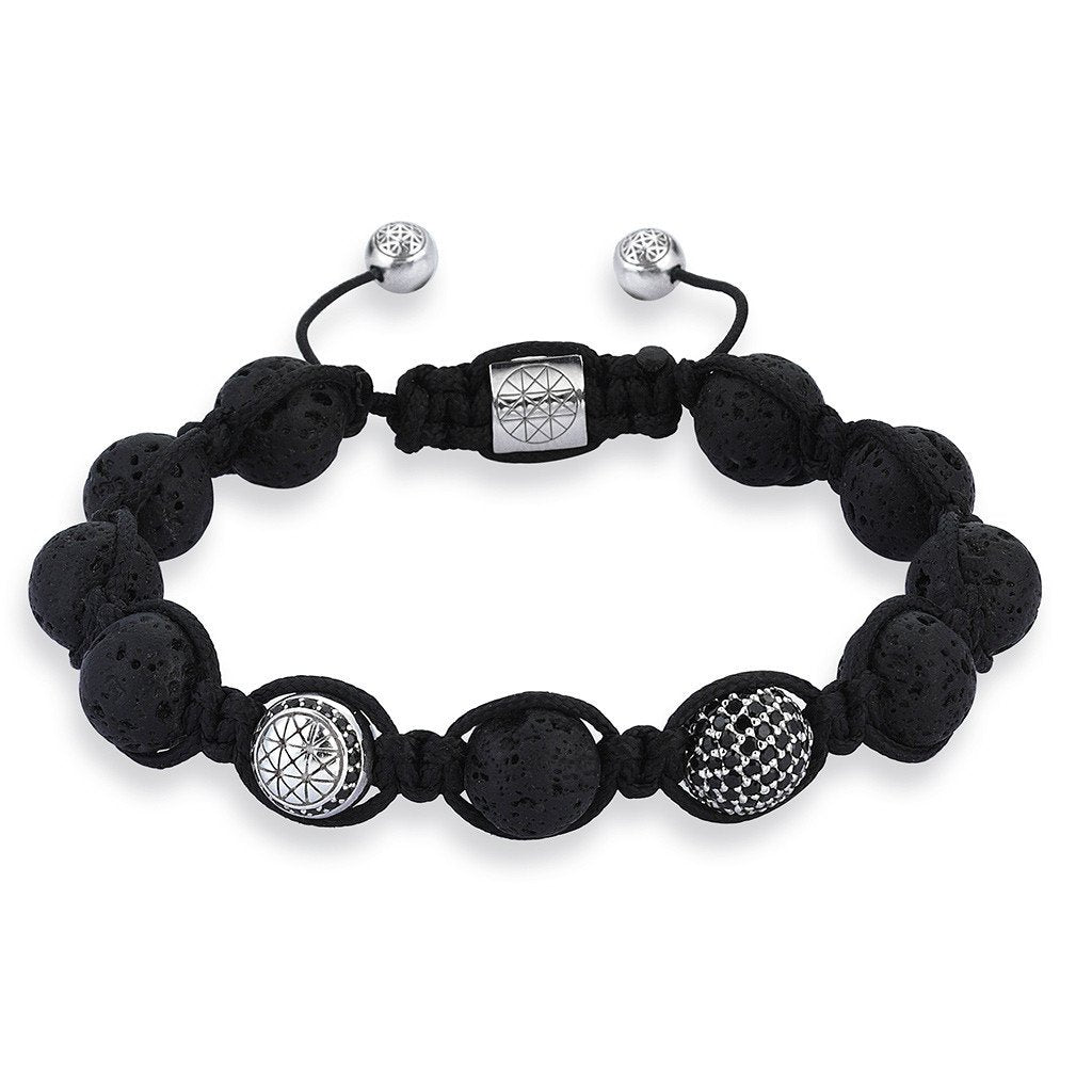 Lav Taşı Makrome Bileklik - Macrame Bracelet - Atolyestone Türkiye