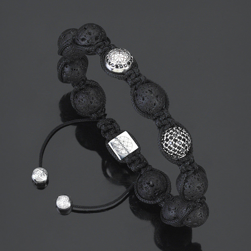 Lav Taşı Makrome Bileklik - Macrame Bracelet - Atolyestone Türkiye