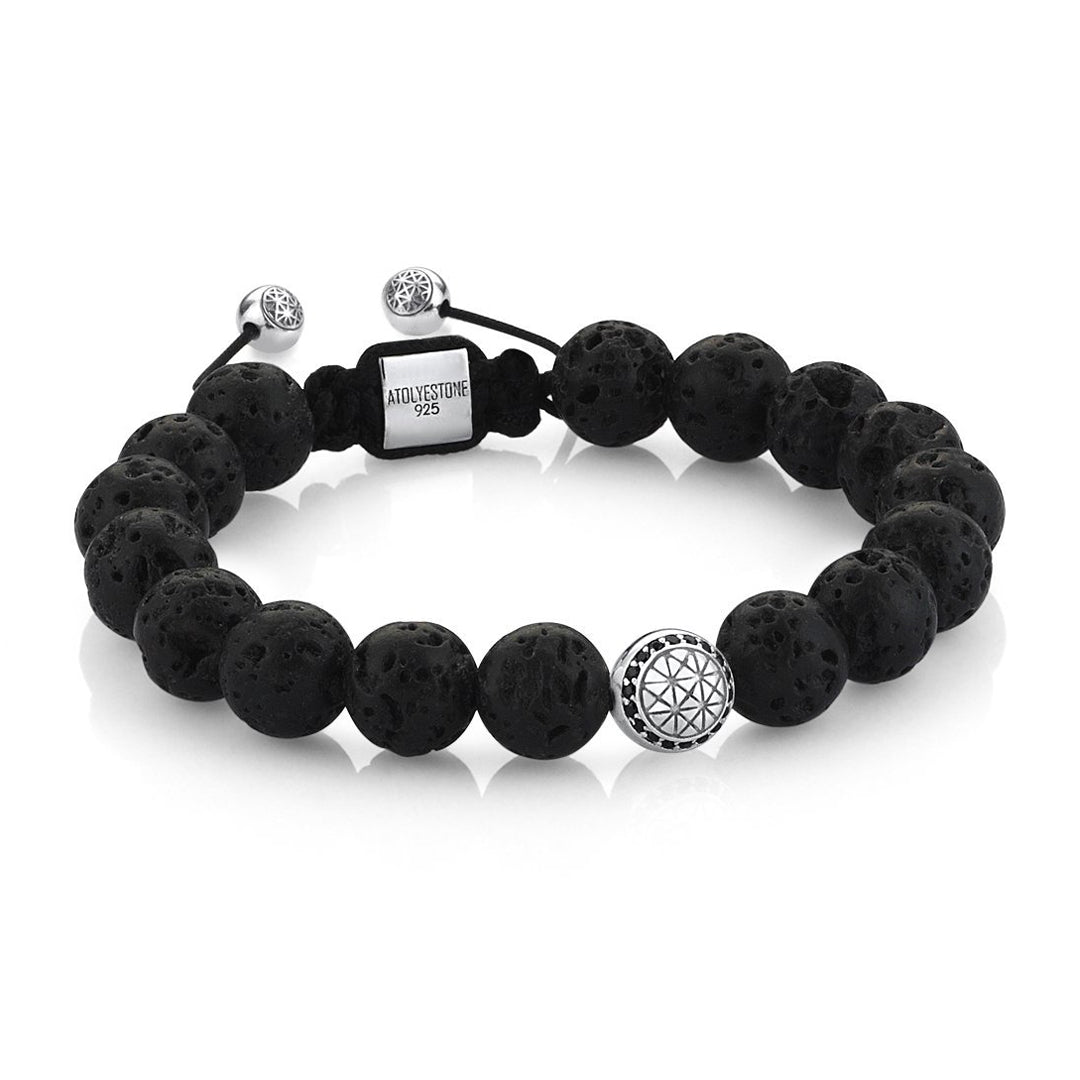 Lava Taşı Atolyestone Makrome Bileklik