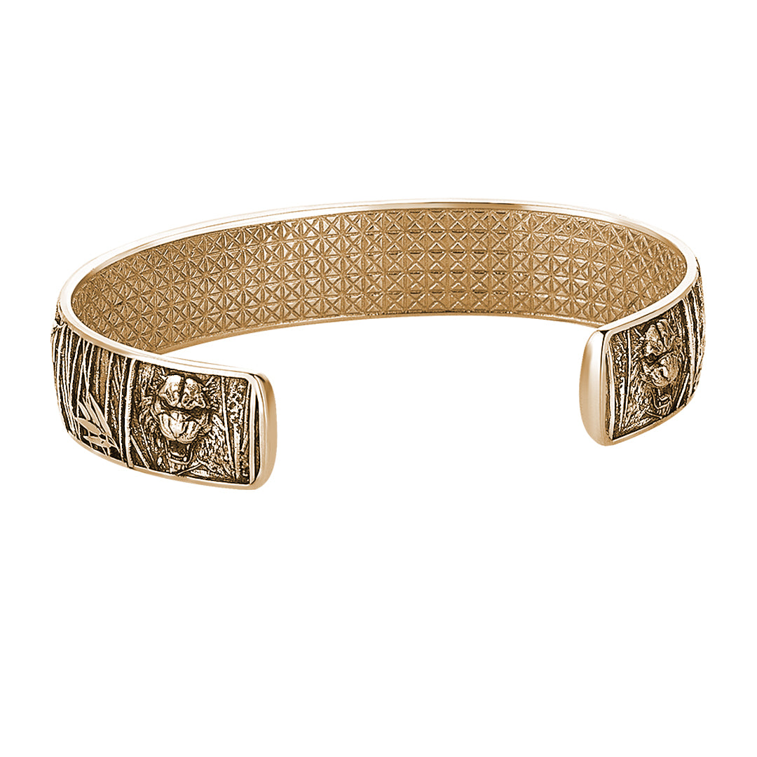 Altın - Kaplan Cuff Bileklik