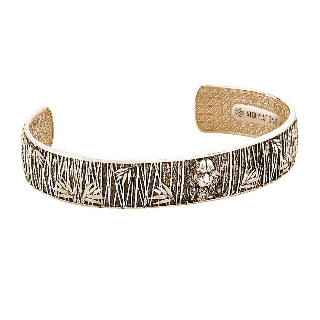 Altın - Kaplan Cuff Bileklik