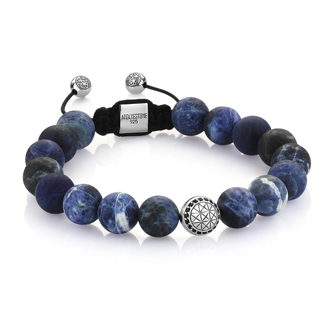Sodalit Atolyestone Makrome Bileklik