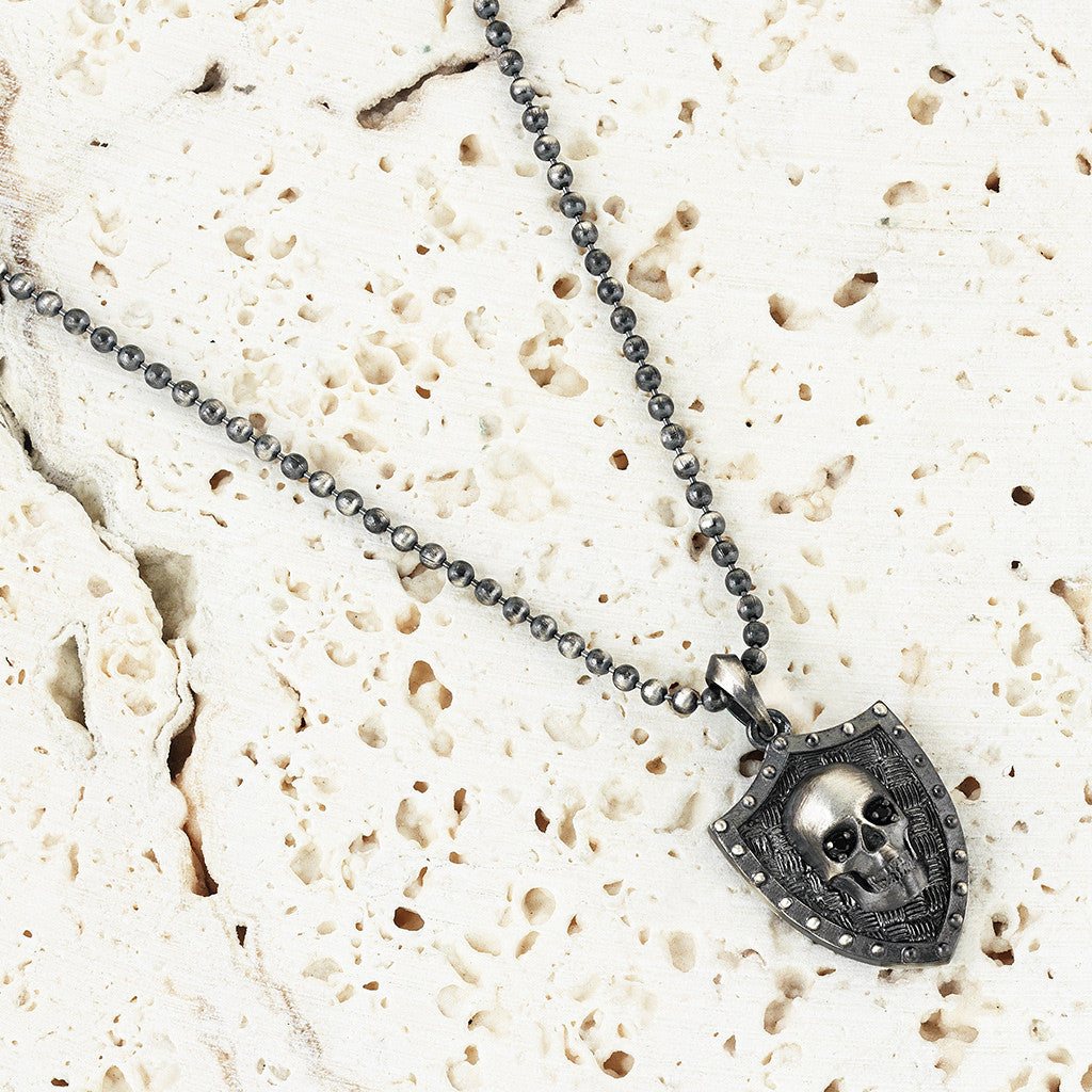 Kurukafa Kolye ( Sadece Kolye Ucu ) - Mens Necklace - Atolyestone Türkiye