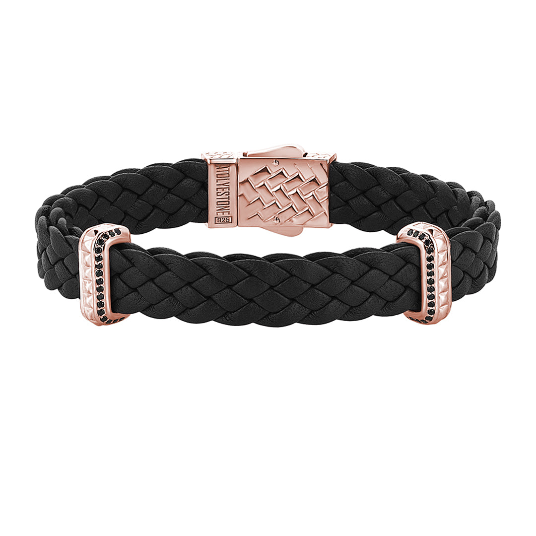 İkonik Element Deri Bileklik