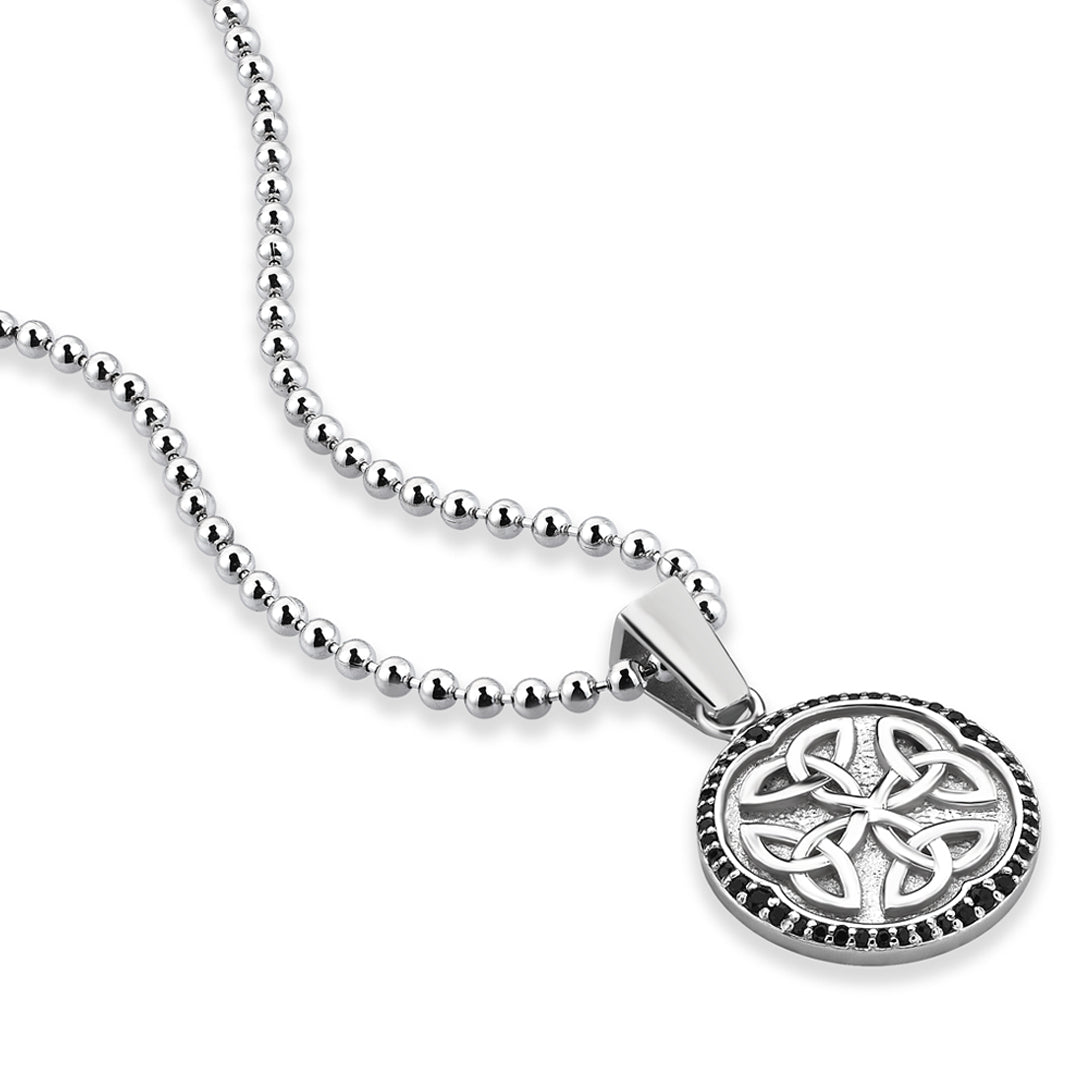 Celtic Desenli Kolye Ucu - Gümüş