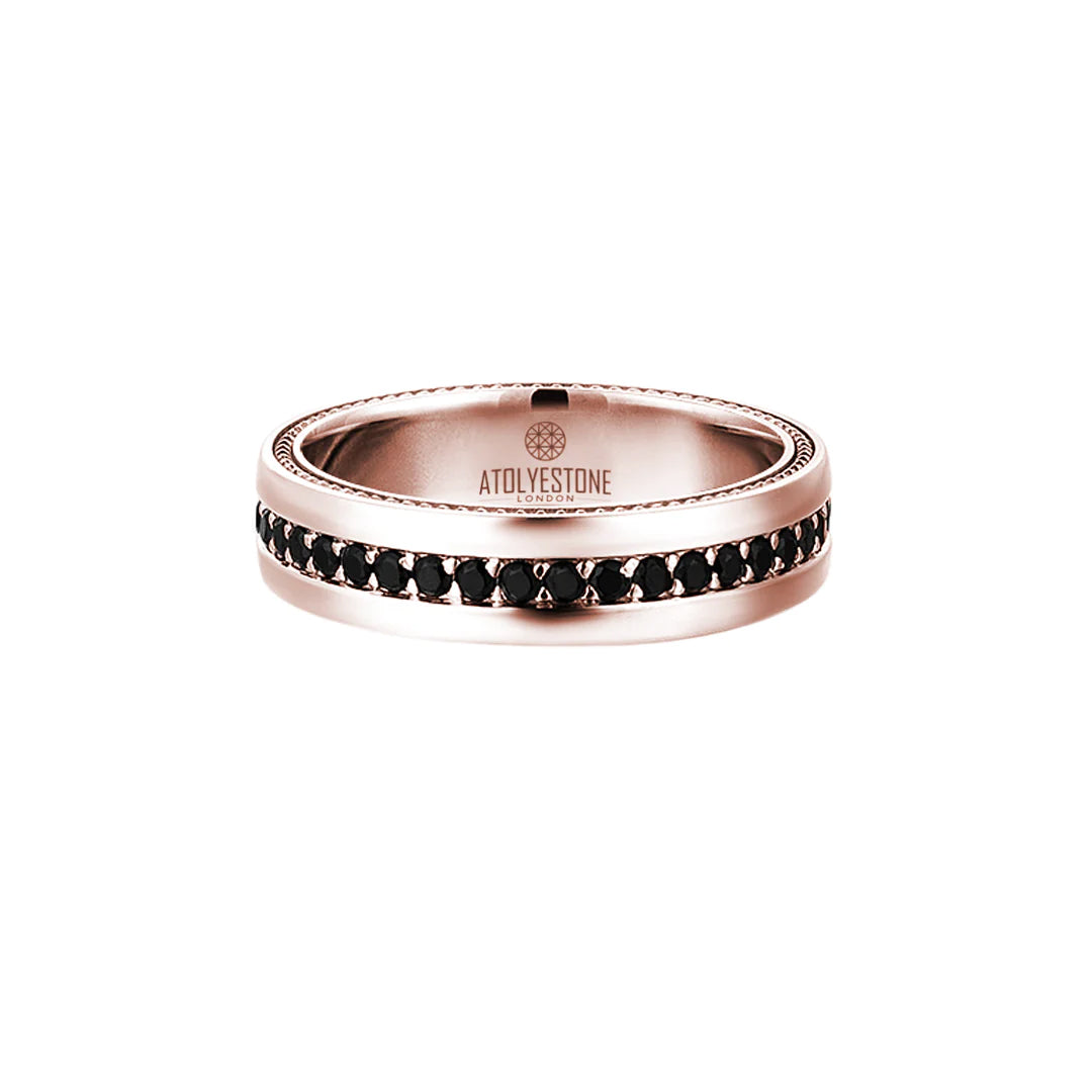 5.5 mm Taşlı Alyans Yüzük - Altın