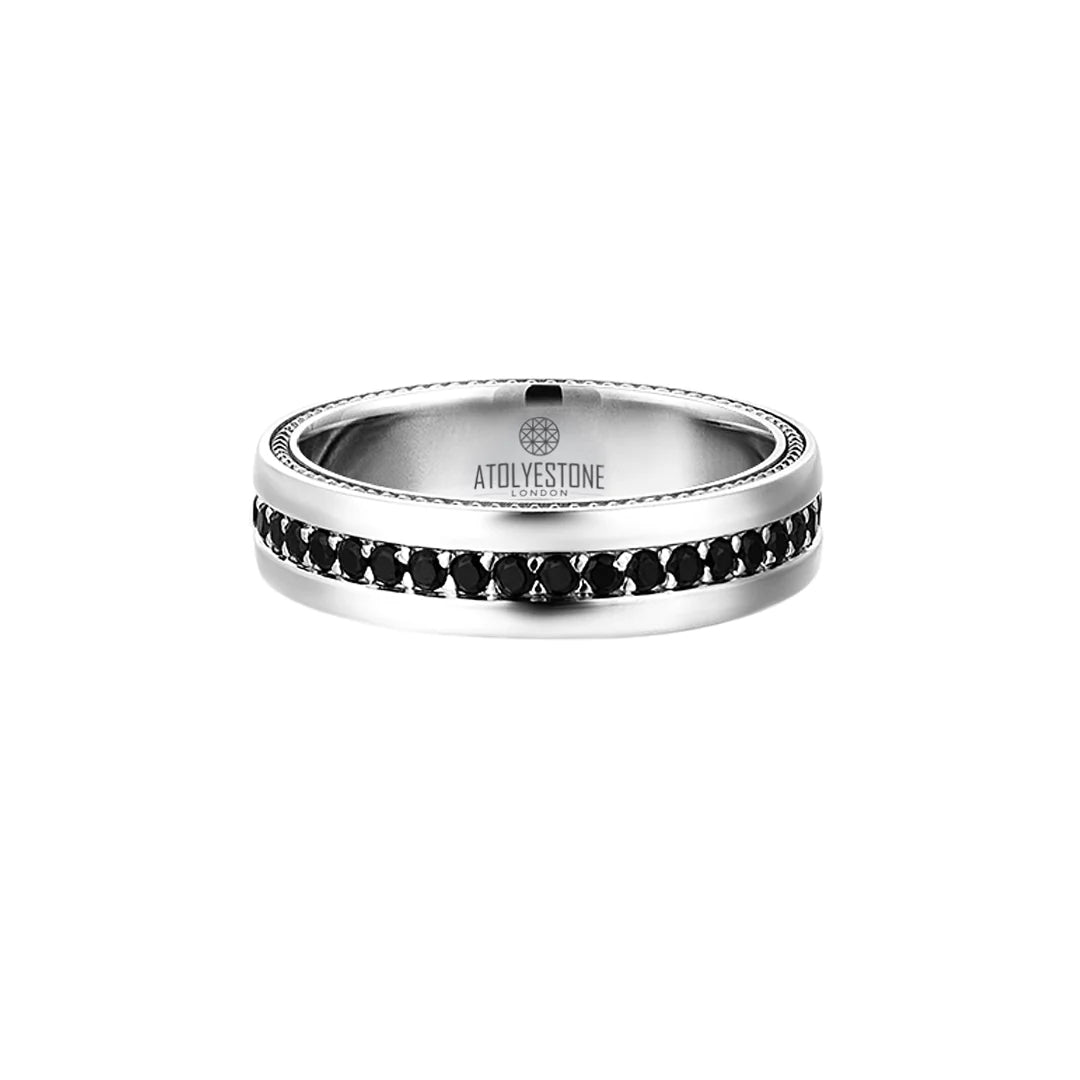 5.5 mm Taşlı Alyans Yüzük - Altın