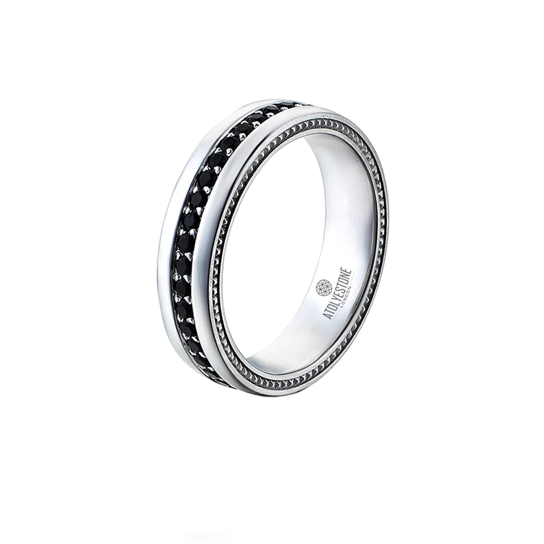 5.5 mm Taşlı Alyans Yüzük - Altın