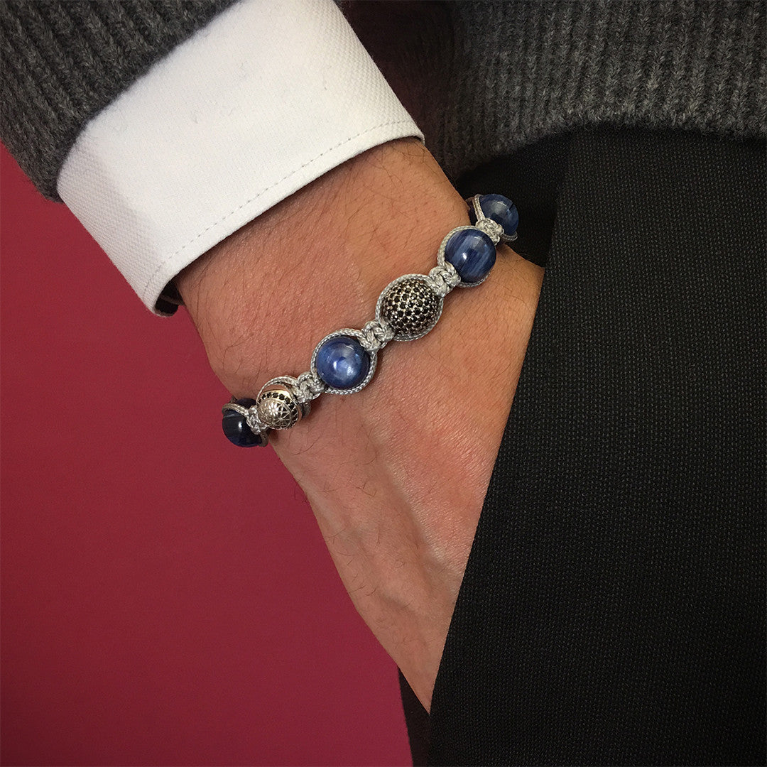 Kyanit Makrome Bileklik - Macrame Bracelet - Atolyestone Türkiye