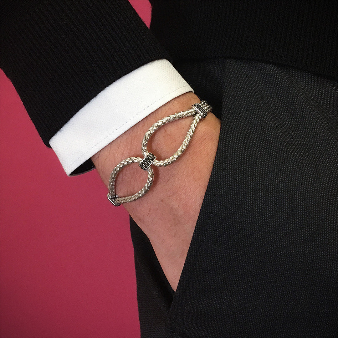 Sonsuzluk Bİlezİk - Braided Bangle - Atolyestone Türkiye