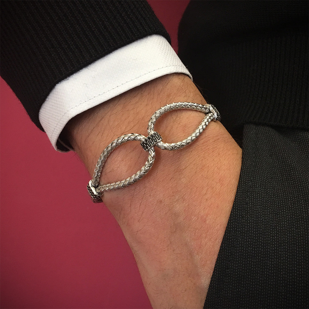 Sonsuzluk Bİlezİk - Braided Bangle - Atolyestone Türkiye