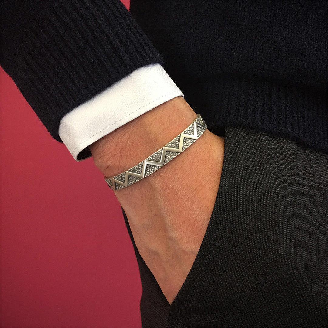 Zikzak Cuff Bileklik - Cuff Bracelets - Atolyestone Türkiye