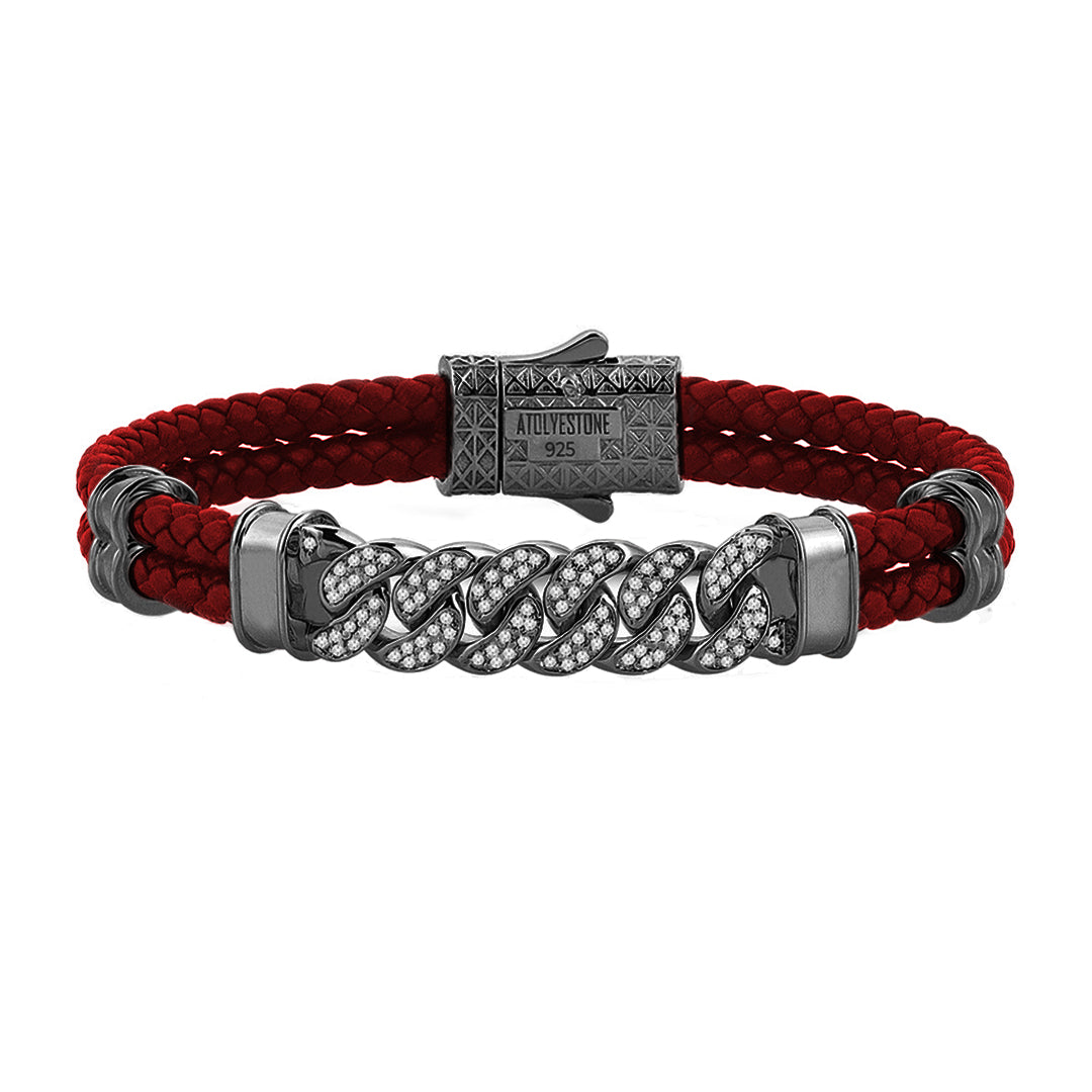 Zincir Deri Bileklik