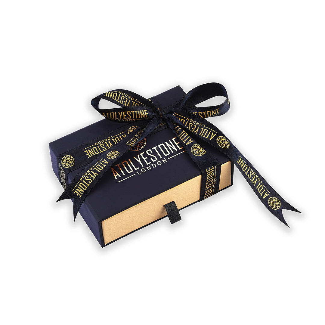 Premium Atolyestone Kişiye Özel Harfli Bileklik - Gümüş