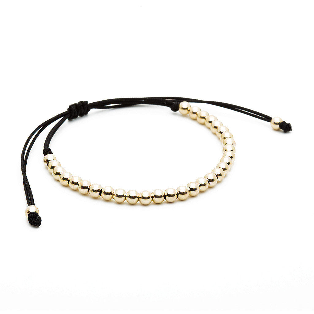 Gümüş Toplu Makrome BİLEKLİK - Macrame Bracelet - Atolyestone Türkiye