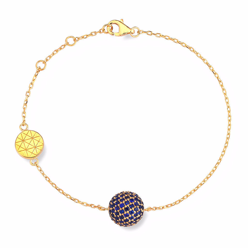 Taşlı Zincir Bileklik - Charm Bracelet - Atolyestone Türkiye