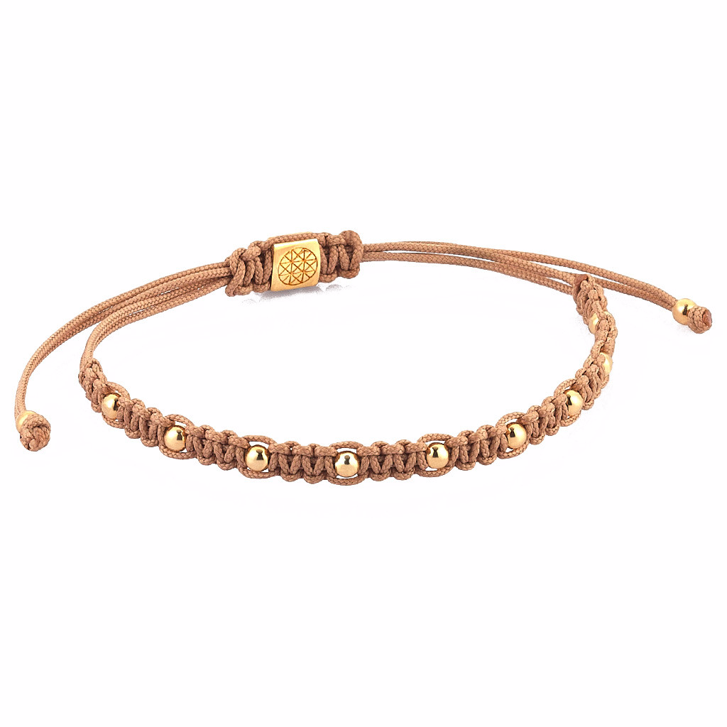 Gümüş Toplu Makrome BİLEKLİK - Macrame Bracelet - Atolyestone Türkiye