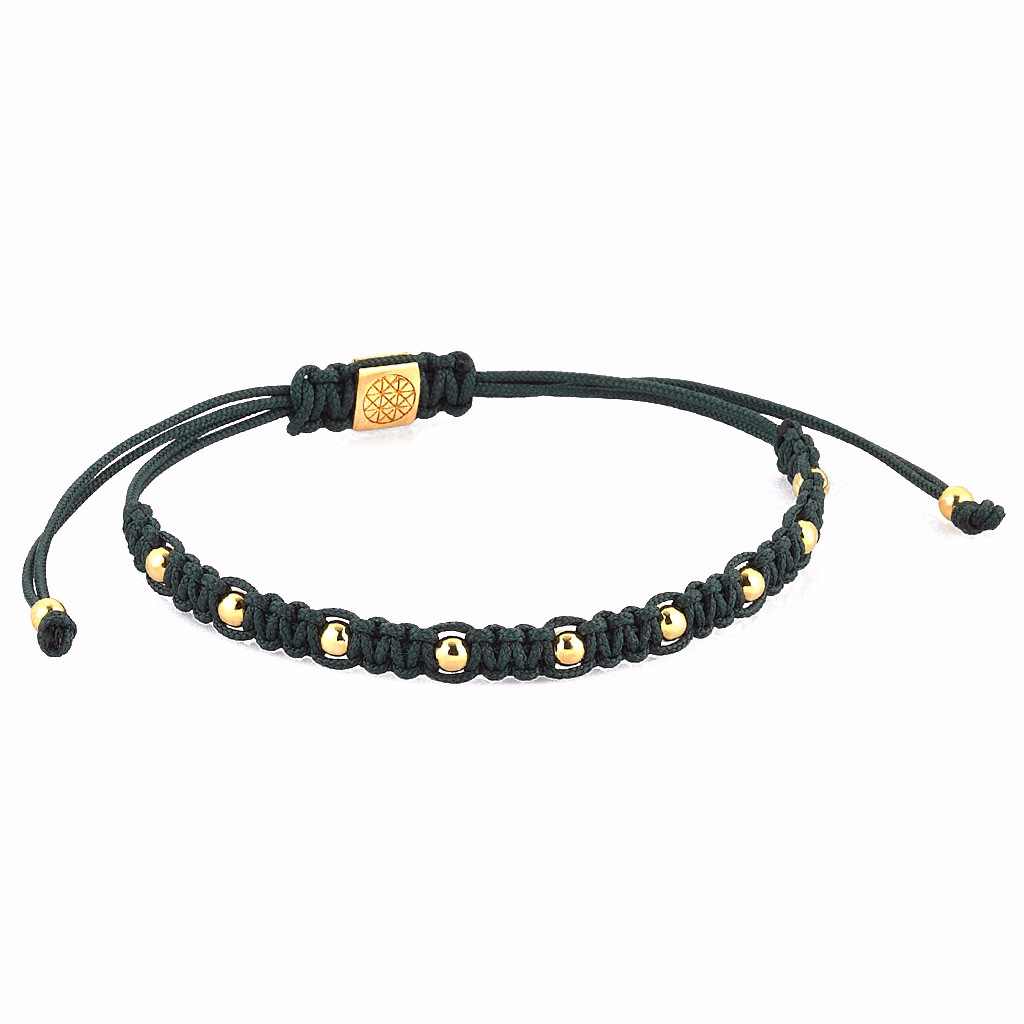 Gümüş Toplu Makrome BİLEKLİK - Macrame Bracelet - Atolyestone Türkiye