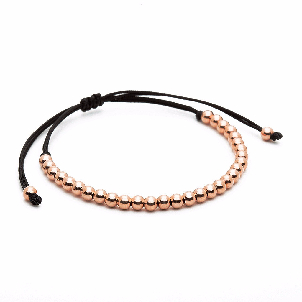 Gümüş Toplu Makrome BİLEKLİK - Macrame Bracelet - Atolyestone Türkiye