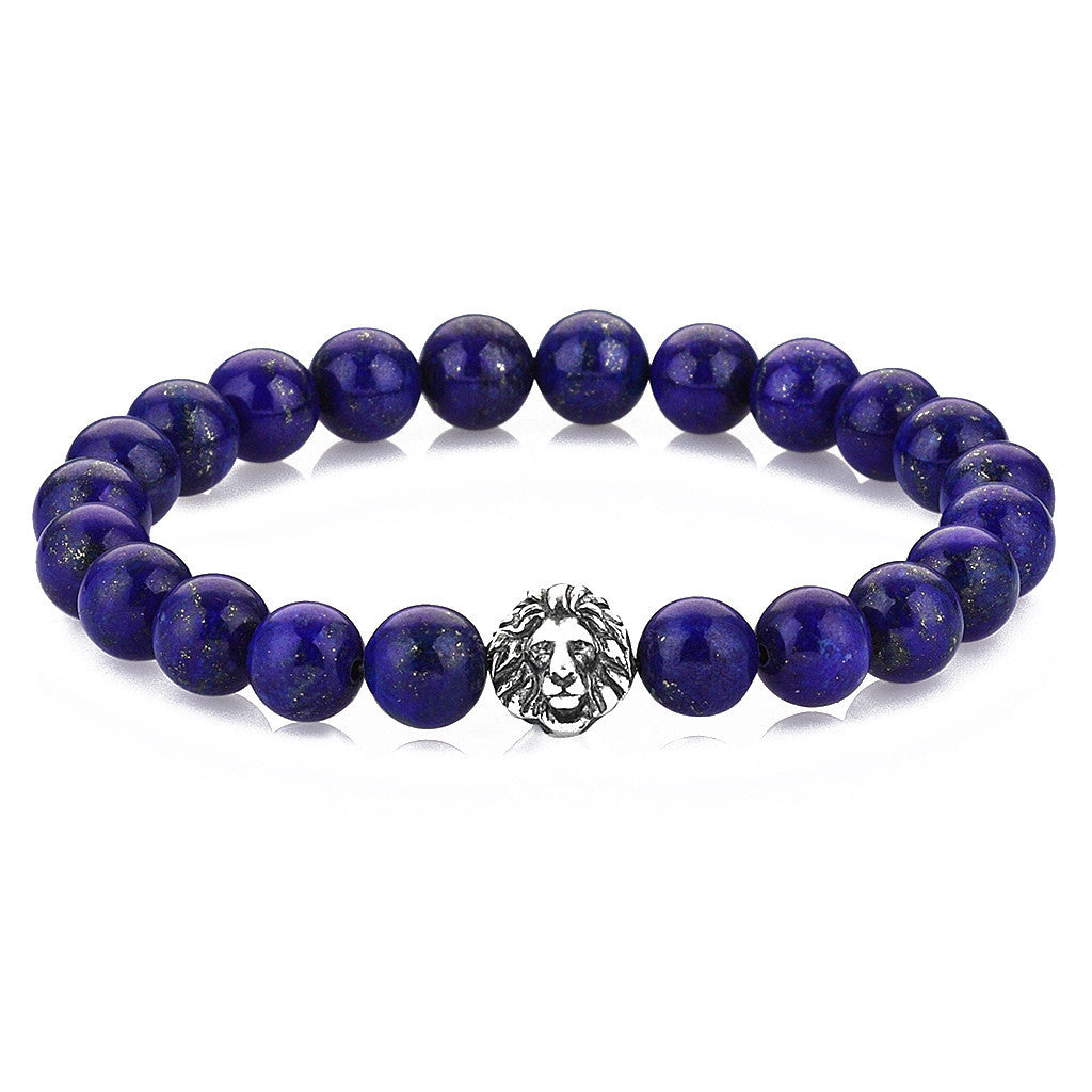 Aslan Bileklik - Lapis Lazuli - Leo Bracelet - Atolyestone Türkiye
