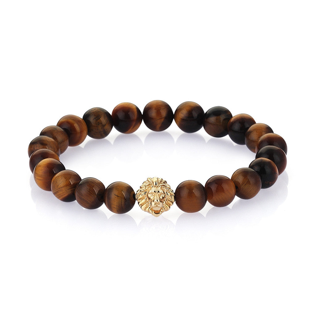 Aslan BİLEKLİK - Kaplangözü - Leo Beaded Bracelet - Atolyestone Türkiye