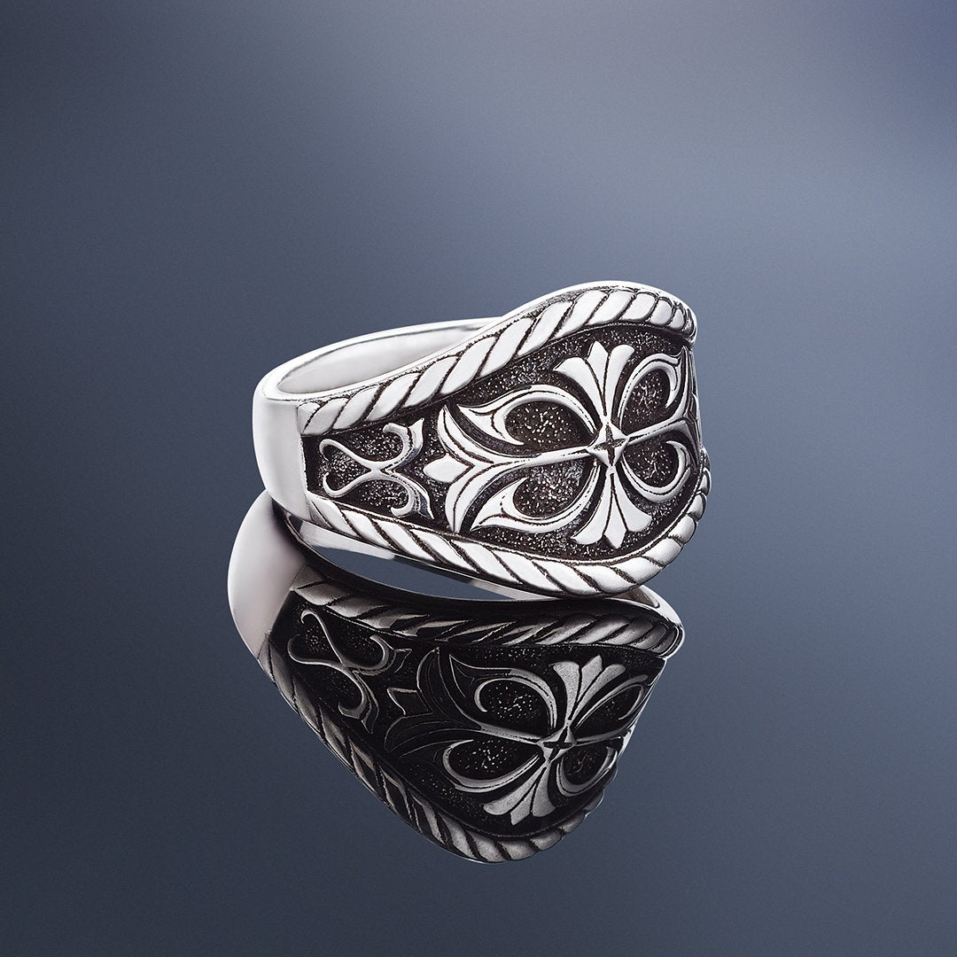 Desenli Yüzük - - Atolyestone Türkiye