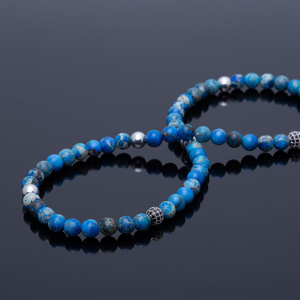 Jasper Çİft Sıra Bİleklİk -  Double Bead Bracelet - Atolyestone Türkiye