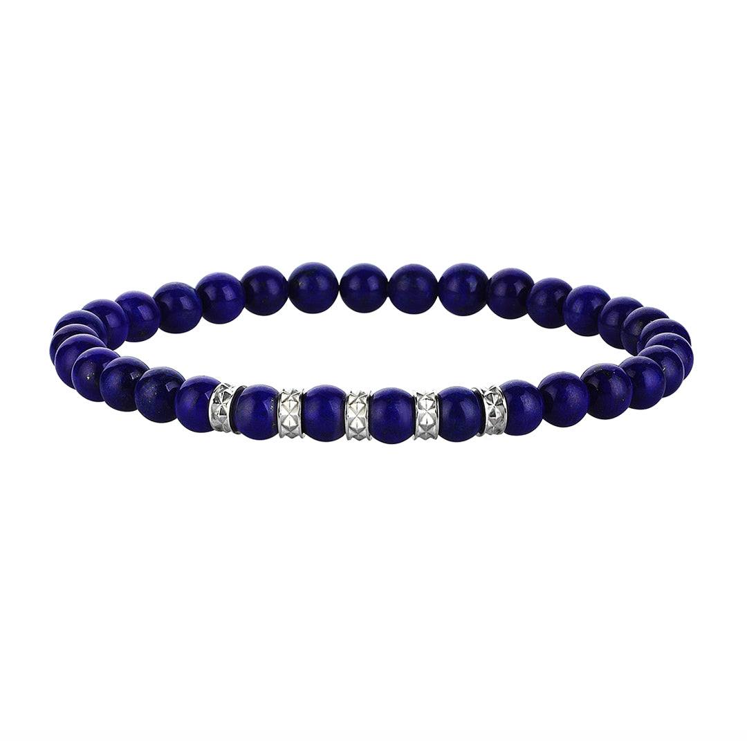 Minimal Piramit Lapis Lazuli Bileklik